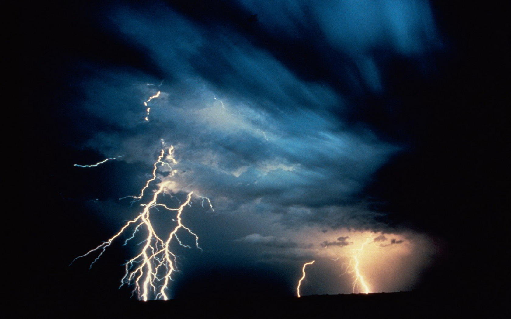 Lightening storm